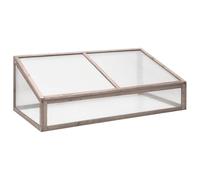 Lumanois Invernadero Madera de Abeto Gris 110x56x39 cm,Casa y jardín,Jardín,Jardinería,Invernaderos,2.9kg-362647