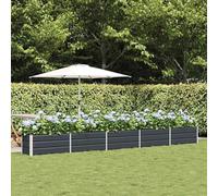 Lumanois Jardinera Antracita 480 x 50 x 45 cm Acero Galvanizado,Casa y jardín, Maceteros y jardineras,17.14kg-42018210