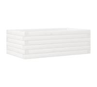 Lumanois Jardinera de Madera Maciza de Pino Blanca 70x40x23 cm,Casa y jardín, Maceteros y jardineras,9.8kg-847219