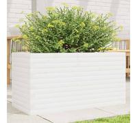 Lumanois Jardinera de Madera Maciza de Pino Blanca 90x40x46 cm,Casa y jardín,Jardín,Jardinería,Maceteros y jardineras,22.7kg-3282445