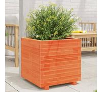 Lumanois Jardinera Madera Maciza de Pino marrón Cera 50x50x49,5 cm,Casa y jardín, Maceteros y jardineras,19.8kg-847355