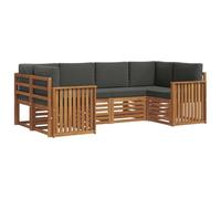 Lumanois Juegos de sofás con cojín 20 pcs Natural y Antracita,Mobiliario,Conjuntos de Muebles,89.08kg-3375367