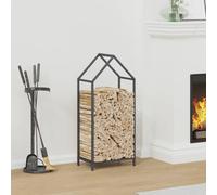 Lumanois Leñero Antracita 40x25x90 cm Acero Laminado en frío,Casa y jardín,Accesorios para hornos de leña y chimeneas,Bolsas y Soportes de leña,3.95kg-864297