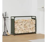 Lumanois Leñero Verde Oliva 90x28x65 cm Acero Laminado en frío,Casa y jardín,Accesorios para hornos de leña y chimeneas,Bolsas y Soportes de leña,7.45kg-864206