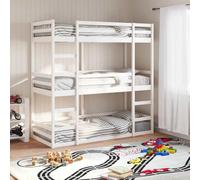 Lumanois Litera Triple de Madera Maciza de Pino 75x190 cm,Mobiliario,Camas y somieres,61.7kg-3284261