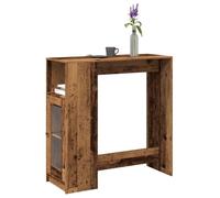 Lumanois Mesa Alta con estantes Madera Envejecida 101x40x103,5 cm,Mobiliario,Mesas,Mesas de Cocina y de Comedor,29.1kg-854371