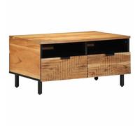 Lumanois Mesa de Café Marrón 80 x 54 x 40 cm Madera Maciza de Acacia,Mobiliario,Mesas,Mesas Decorativas,Mesas de Centro,30.75kg-4017769