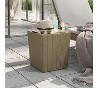 Lumanois Mesa de jardín con Tapa extraíble Polipropileno marrón Claro,Mobiliario,Mesas de jardín,3.75kg-364153