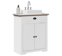 Lumanois Mueble de Lavabo de baño BODO y marrón 70x35x80 cm,Mobiliario,Muebles de baño,14.4kg-4016864