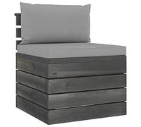 Lumanois Muebles de jardín de palets 2 Piezas Cojines Madera Maciza Pino,Mobiliario,Conjuntos de jardín,21.8kg-3061660