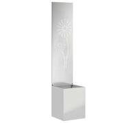 Lumanois Pantalla de Privacidad para Jardín Calado Plateado 32 x 140 cm,Casa y jardín,Decoración,Obras de Arte,Carteles,copias y Arte Visual,9.44kg-876390