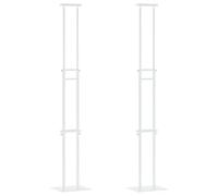 Lumanois Pantallas de Feria 2 pcs 30 x 23,5 x 210 cm Acero,Economía e Industria,Publicidad y márketing,Expositores para ferias,4.06kg-3407635