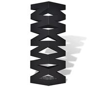 Lumanois Paragüero Cuadrado Soporte para Bastones de Acero Negro 48,5 cm, Casa y jardín Productos del hogar Organización y Almacenamiento Perchas y estanterías Paragüeros, Negro, 1.82kg