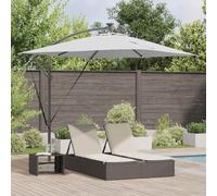 Lumanois Parasol de Cantilever Tipo plátano Arena 249 x 249 x 250 cm,Casa y jardín,Sombrillas,14.81kg-42003399