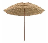 Lumanois Parasol de Playa Natural 255 x 255 x 255 cm Poliéster y Acero,Casa y jardín,Jardín,Artículos de Exterior,Sombrillas,5.35kg-42006678