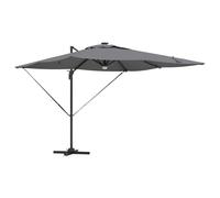 Lumanois Parasol Roma Antracita 286 x 284 x 270 cm Aluminio y poliéster,Casa y jardín,Sombrillas,23.13kg-42003353