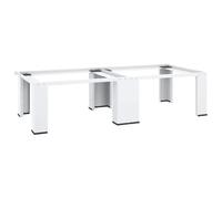 Lumanois Pedestal Doble de la Lavadora y la Secadora Blanco, Casa y jardín Accesorios para electrodomésticos Accesorios para electrodomésticos de lavandería Accesorios para lavadoras y secadoras