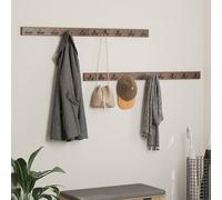 Lumanois Percha Marrón 60 x 7 x 8 cm Madera sólida recuperada,Organización y Almacenamiento,Almacenamiento de Ropa y armarios,Perchas,4.5kg-42012378