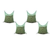 Lumanois Redes para heno 4 uds cuadradas PP 0,9x1 m, Economía e Industria Agricultura Cría de Animales Comederos y bebederos de Ganado, Verde, 1.4kg