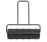 Lumanois Rodillo de césped de Arrastre Abrazaderas aireadoras Hierro y Acero 63 L, Casa y jardín Jardín Jardinería Herramientas de jardín Rodillos para césped, Negro, 17.45kg