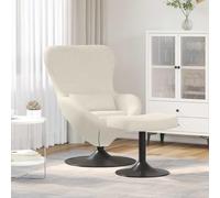 Lumanois Silla Huevo con Puff Crema Terciopelo,Mobiliario,Sillas,Sillones,16.65kg-42002753