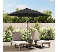 Lumanois Sombrilla de jardín con Palo de Metal Antracita 300 cm,Artículos de Exterior,Sombrillas,6.05kg-44499