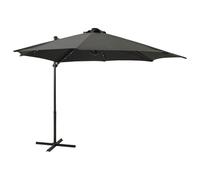 Lumanois Sombrilla jardín voladiza con Palo y Luces LED Antracita 300 cm,Artículos de Exterior,Sombrillas,14.7kg-312330