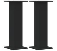 Lumanois Soportes de Plantas 2 uds Madera ingeniería Negro 30x30x80 cm,Casa y jardín,Jardín,Jardinería,Soportes para macetas,15.55kg-3307865