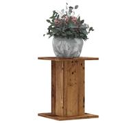 Lumanois Soportes para Plantas 2 uds Madera Roble Envejecido 30x30x40 cm, Casa y jardín Jardín Jardinería Soportes para macetas, Marrón, 9.55kg