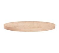 Lumanois Superficie de Mesa Redonda Madera de Roble sin Tratar Ø70x4 cm, Mobiliario Accesorios para mesas Tableros para mesas, Marrón, 12.7kg