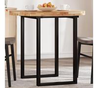 Lumanois Tablero de Mesa Redondo Madera Maciza de Acacia Ø80x4 cm,Mobiliario,Accesorios para mesas,Tableros para mesas,14.5kg-4008704