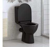 Lumanois Tapa de váter Cierre Suave y desenganche rápido Negra, Bricolaje Fontanería Piezas y Herramientas para componentes de fontanería Accesorios de baño y bidé Asientos de inodoros y bidés
