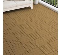 Lumanois Tile de Decking Diseño 3D 11 pcs Teca 30 x 30 cm WPC,Casa y jardín,Productos del hogar,10.74kg-42046682