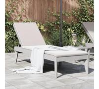 Lumanois Tumbona de PP Gris 186x60x29 cm,Asientos de Exterior,Tumbonas,7.75kg-364218
