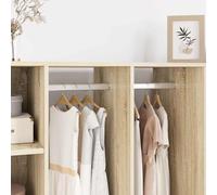 Lumanois Varilla para Armario 2 pcs Plateado 764 x 15 x 29 mm,Organización y Almacenamiento,Almacenamiento de Ropa y armarios,Perchas,0.23kg-864883