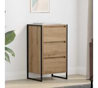 Lumanois Vitrina Roble Artesanal 42 x 36 x 75.5 cm Madera contrachapada,Mobiliario,Armarios y Almacenamiento,Aparadores,18.19kg-886551