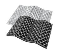 Lumanothy Cojín de Asiento para Exterior, térmico, Plegable, Impermeable, con cinturón de Almacenamiento, para Camping, Senderismo, Estadio, Viajes, Caza, Picnic, Color Negro
