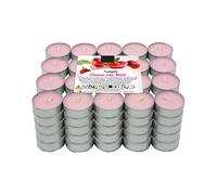 Lumar Aromatic Velas de té aromáticas (Fresa con Nata Pack 100 Velas)
