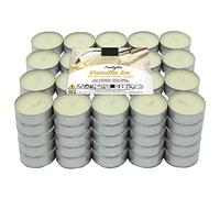 Lumar Aromatic Velas de té aromáticas (Vainilla Pack 100 Velas)