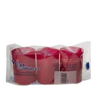 Velas lumar - Velón pequeño, 3 piezas