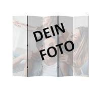 LUMASOUL Biombo Separador de Ambientes Double Cara - 5 Paneles - Divisor de Ambientes Personalizable con su Diseño - Biombos Decorativos para Dormitorio y Salón - 225x172 cm
