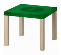 LUMASOUL Mesa de centro moderna marrón con estampado - pequeña mesa de salón 55 x 55 cm - Mesa de café cuadrada - Mini mesa & sofá Casino