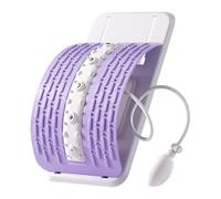 Lumbar Back Stretcher - Adjustable Inflatable Traction Device for Spinal , Anti-Slip Cracker with Points, Portable Lumbar Support for Muscle Recovery and Correction