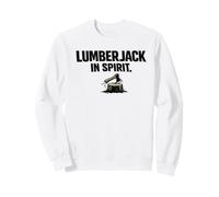 Lumberjack in Spirit de papá lanzando Hacha de leñador Sudadera