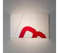 lumbono Aplique Heimathafen de vela, blanco/rojo