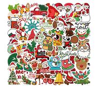 lumcov 50 pegatinas de Navidad, pegatinas de Navidad, pegatinas de Navidad, pegatinas de Navidad para Navidad, fiestas, decoración de regalos, sobres