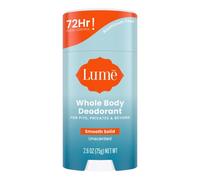 Lume Desodorante sólido en barra, desodorante para todo el cuerpo, sin aluminio, sin bicarbonato de sodio, hipoalergénico, seguro para pieles sensibles, barra sólida de 2.6 onzas (sin perfume)