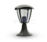 LUME GIARDINO PORTALAMPADA E27 PER ESTERNO IP44 COLOR NEGRO 7057