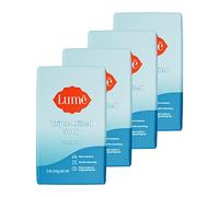Lume Triple Milled Soap - Rich Moisture & Gentle Cleansing - Sin parabenos, sin ftalatos, Skin Safe - 5 onzas (paquete de 4) (sin perfume)