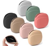 Lumeclat Set de 7 mini-bolsas, caja de almacenamiento,pequeña bolsa de silicona para auriculares,llaves y cables USB,bolsa organizadora portátil,ideal para viajes,estuche para auriculares inalámbricos